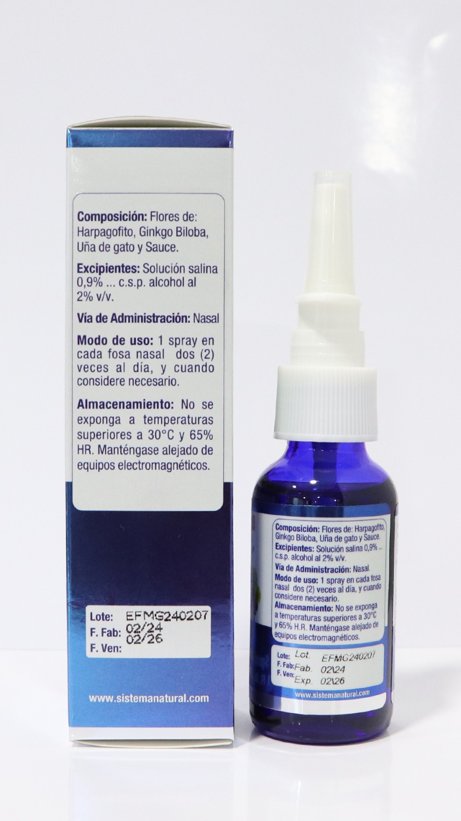 Esencia Floral para Alivio de Migrañas - Spray Nasal 30ml - Image 3