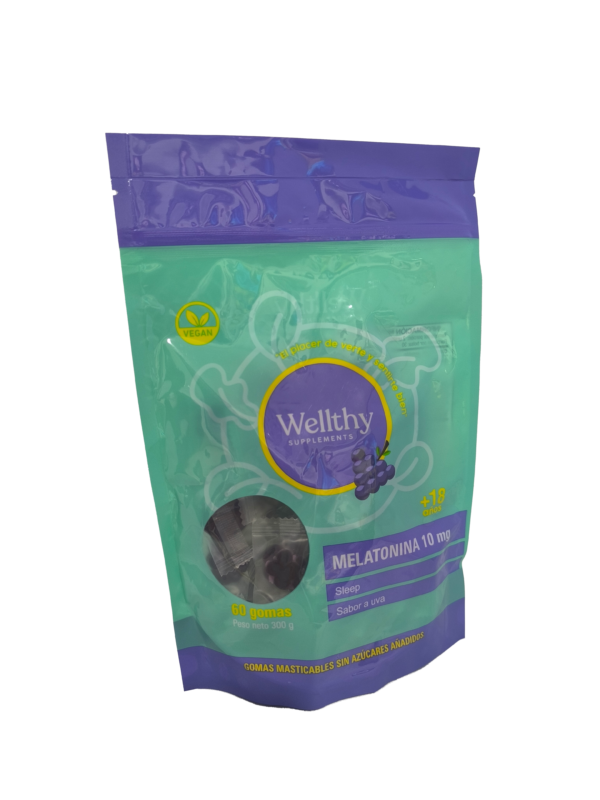 Melatonina en Gomas sabor uva - Image 3