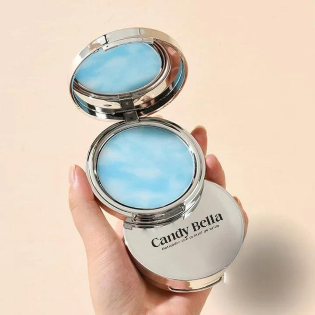 ✨ Candy Bella – Polvo Prensado Mate para Control de Brillo - Image 2