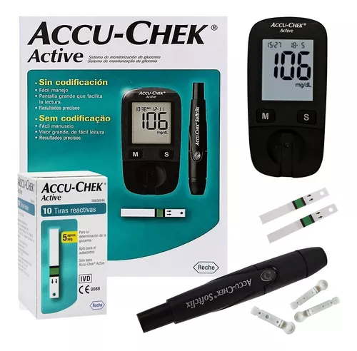 🩸Glucómetro Accu-Chek Active