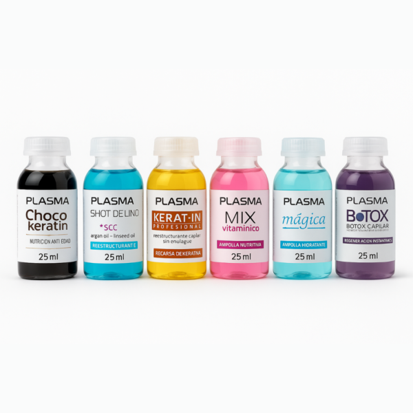 💆‍♀️✨ Plasma Capilar 25ml – Set de 6 Ampollas