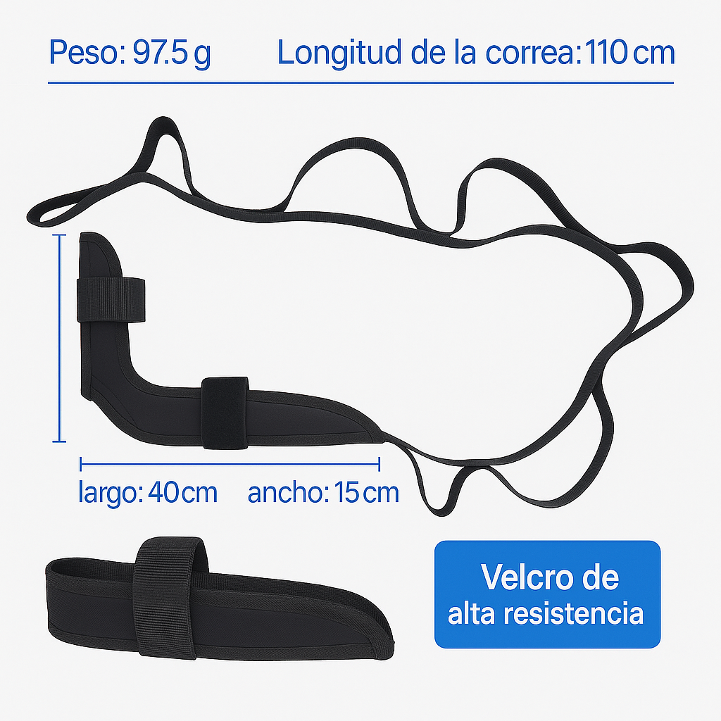 🧘‍♀️ Banda de Estiramiento Multifuncional para Yoga y Rehabilitación - Image 2