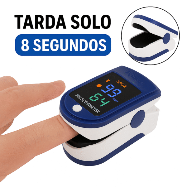 💗 Oxímetro de Pulso Portátil con Pantalla LCD