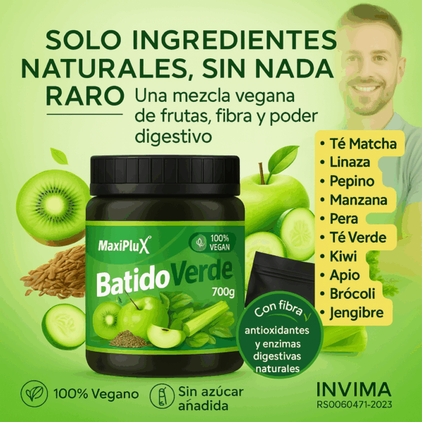🌿 Batido Verde sin azúcar + Regalo🎁 - Image 2