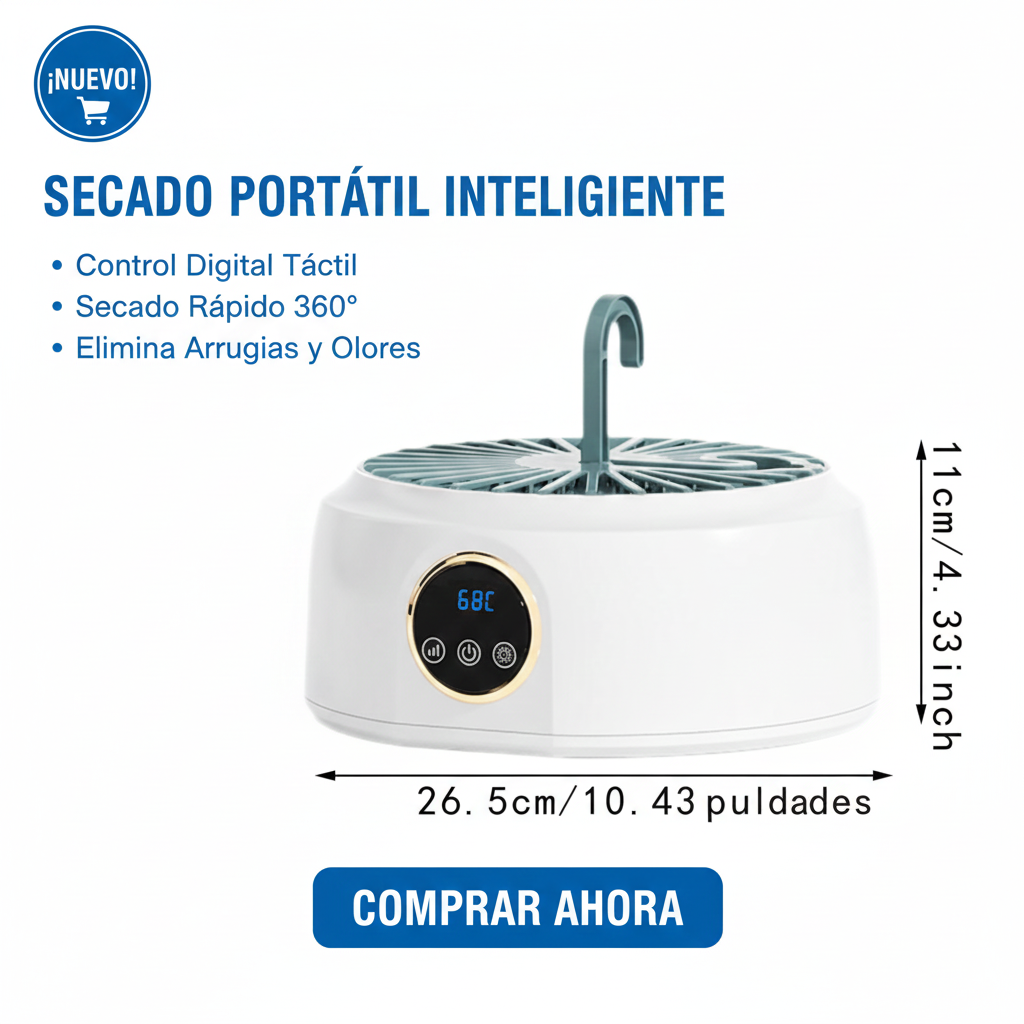 🌀 Secadora de Ropa Eléctrica Portátil 5 en 1 - Image 3