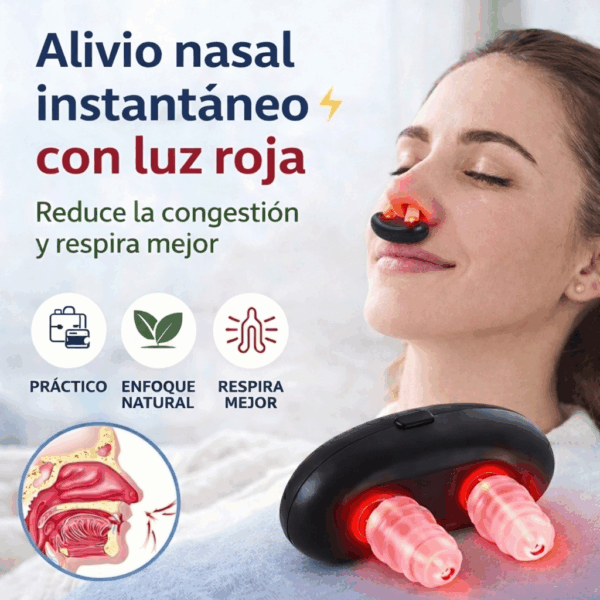 Respira rico: alivio nasal portátil que te acompaña a donde vayas