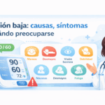 Presión Baja: Síntomas, Causas y Cuándo Preocuparse