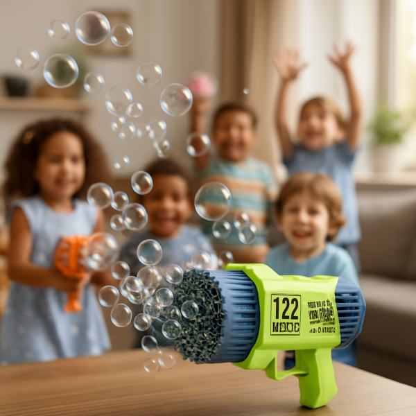 Lanzador de Burbujas Automático 132 Orificios