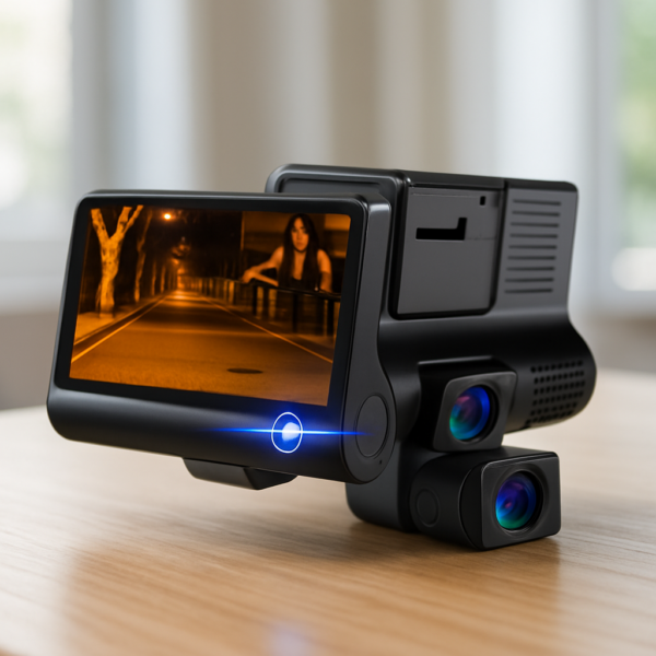 Espejo retrovisor VisionRoad con DVR integrado