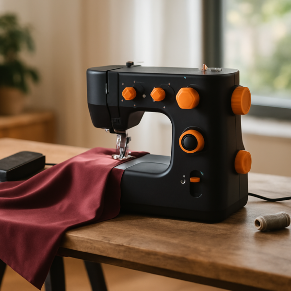 Máquina de Coser Negra Portátil