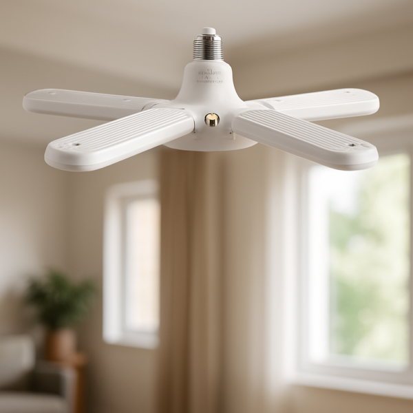 Lámpara LED Plegable 5 Aspas Ecológica