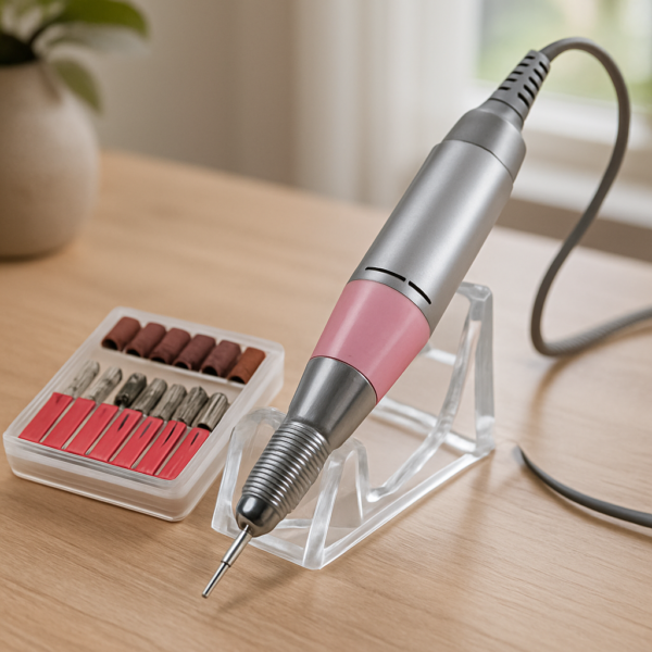 Pulidor de Uñas Eléctrico Profesional Rosa