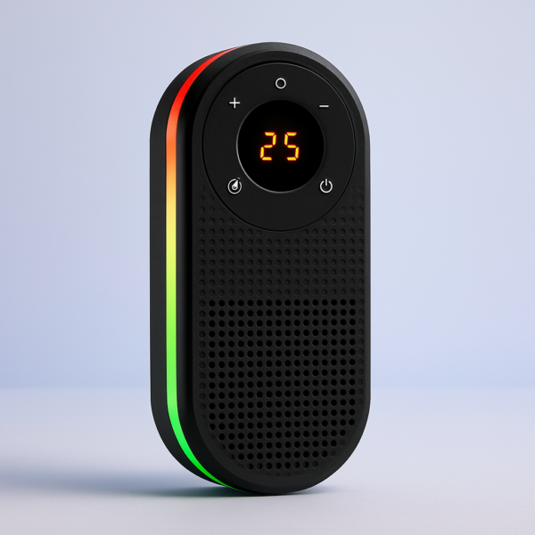Calentador Eléctrico Portátil con Control y LED