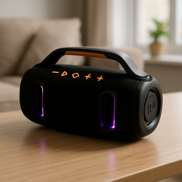 Parlante Bluetooth Inalámbrico con Luces LED