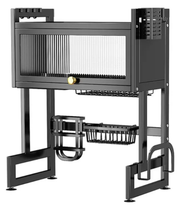 Escurridor de Platos 2 Niveles con Tapa 65cm