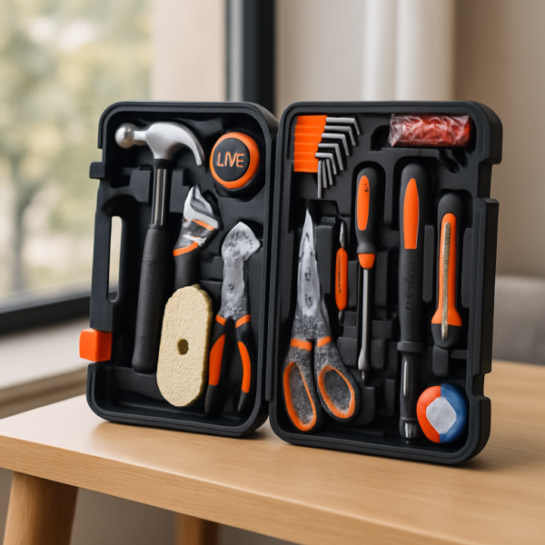 Kit de herramientas manuales para el hogar