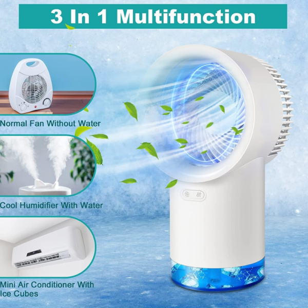 Mini Ventilador Difusor Portátil, eficiente y compacto