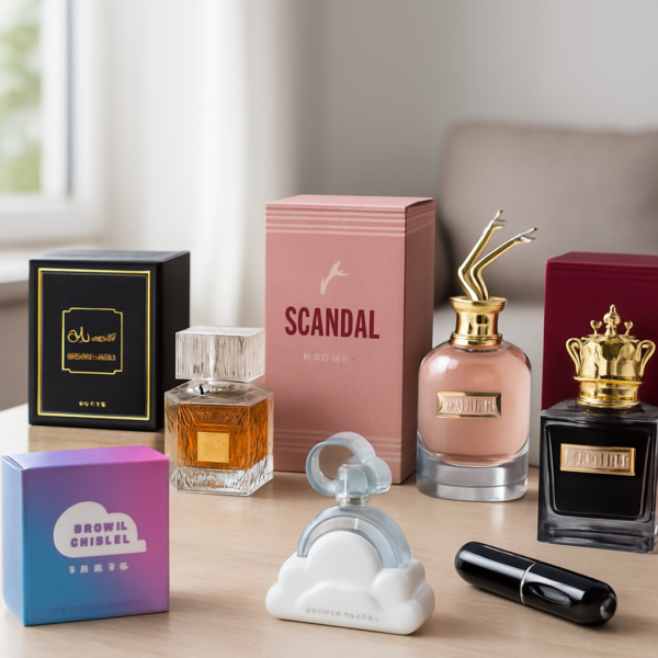 Perfumes Khamrah & Scandal Dama y Men - Belle Essence