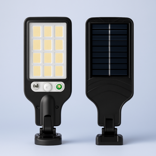 Lámpara Sensor Solar LED con Luz Ajustable