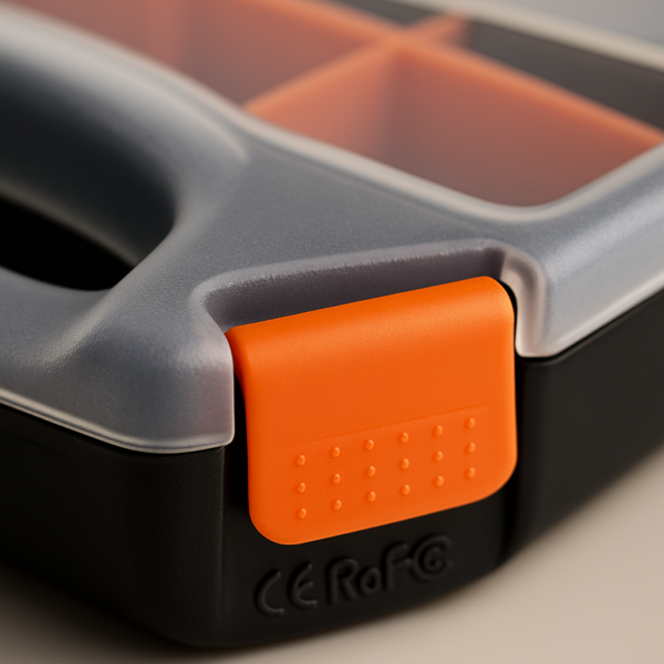 Caja Organizadora de Tornillos 16 Compartimientos