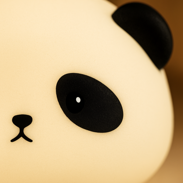 Lámpara de Noche Panda de Silicona, 3 Tonos