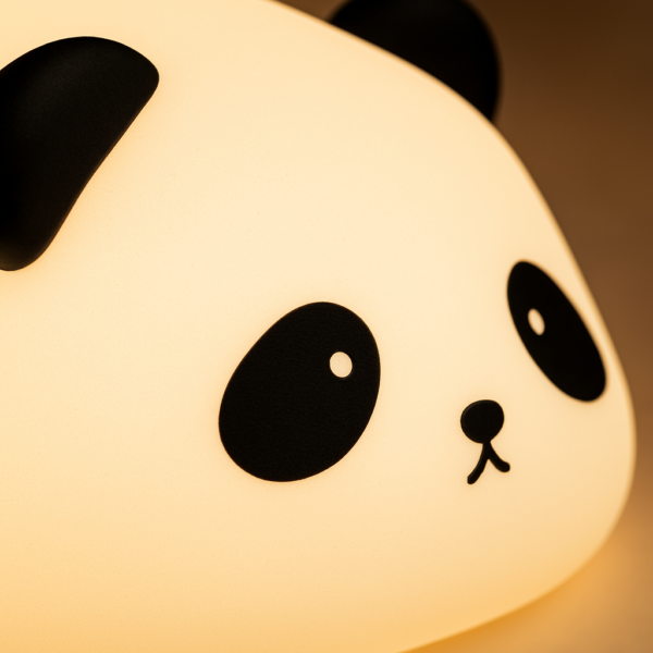 Lámpara de noche panda 3 tonos en silicona