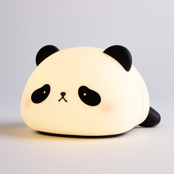 Lámpara de noche panda 3 tonos en silicona