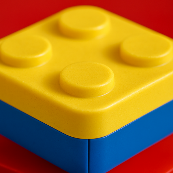 Lonchera LEGO apilable para niños, colores vibrantes