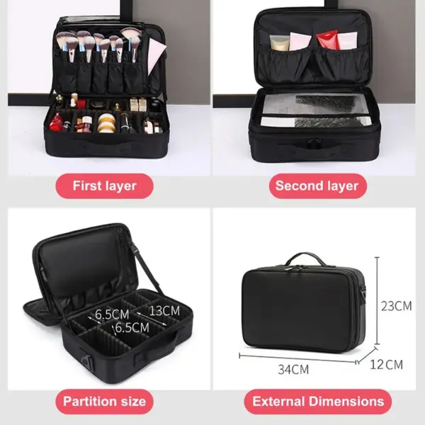 Cosmetiquera Grande para Maquillaje y Accesorios