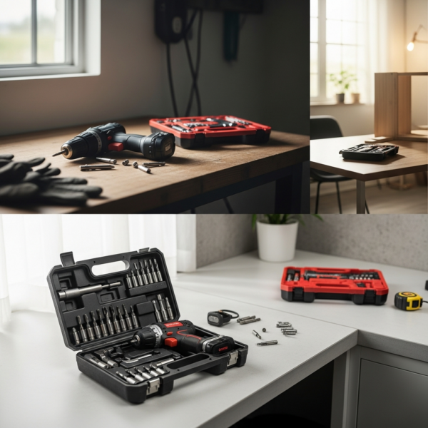 Kit Destornillador Eléctrico + Juego de Herramientas