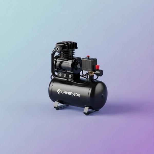 Mini compresor de aire portátil 12V con manómetro