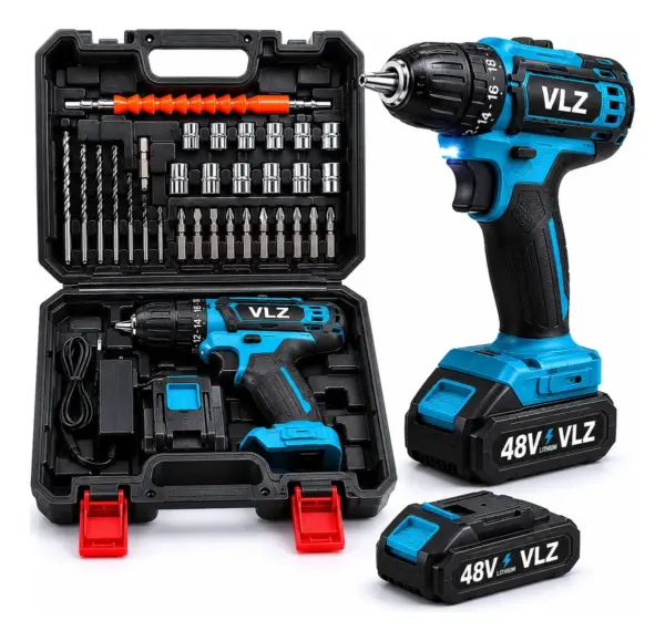 Taladro Inalámbrico BOASHI 48V con Doble Batería