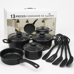 Juego de Ollas de Cocina x 13 Piezas – Comodidad y Estilo