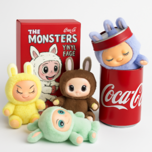 Muñecos de Peluche Labubu con Sorpresa de Coca-Cola