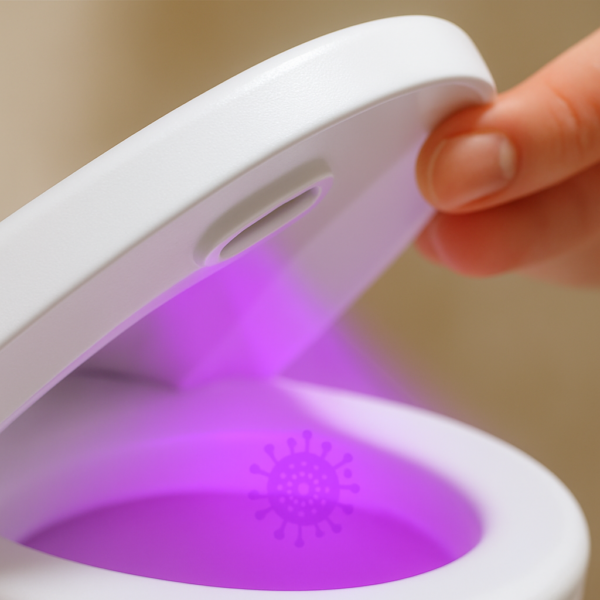 Esterilizador UV Automático para Inodoro