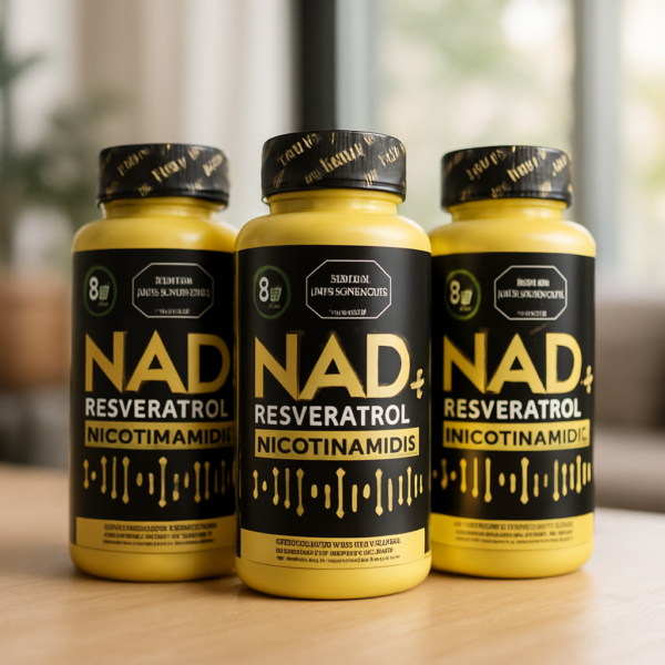 Suplemento NAD+ Resveratrol Nicotinamida x100