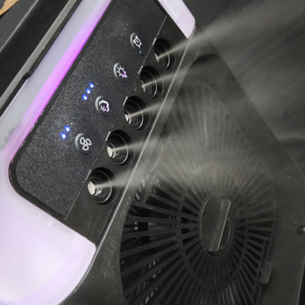 Ventilador Humidificador Multifuncional Portátil