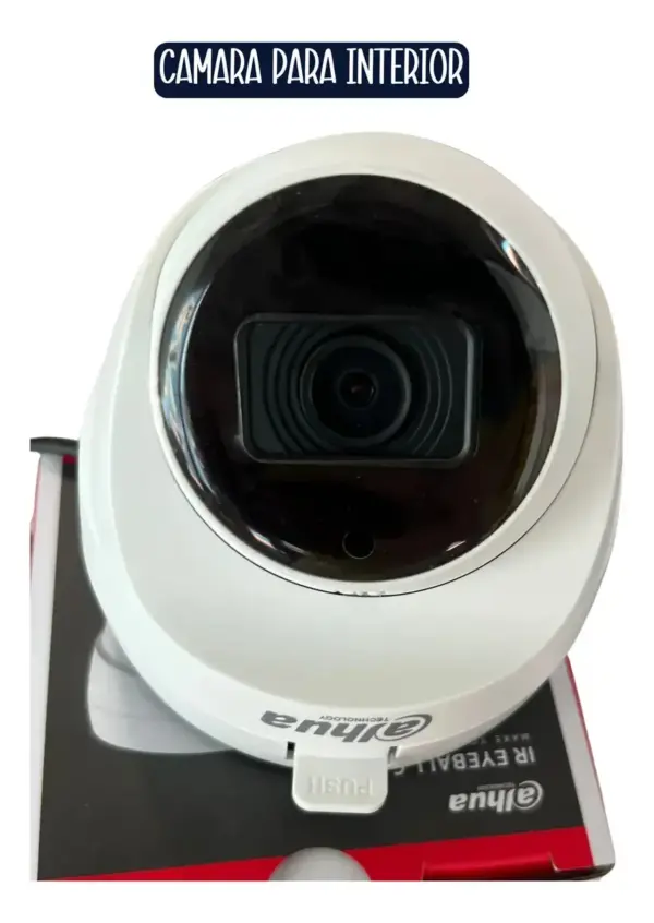 Dahua Camaras De Seguridad Dahua Kit 4 Camaras Dvr 8ch Con Disco Color Blanco