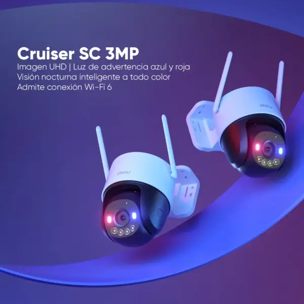 Cámara Wifi Inalambrica Exterior Imou Cruiser Sc 8mp Wifi Blanco