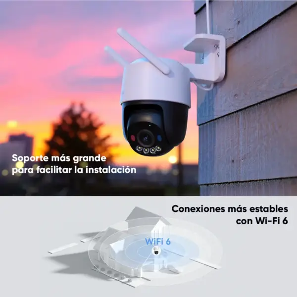 Cámara Wifi Inalambrica Exterior Imou Cruiser Sc 8mp Wifi Blanco