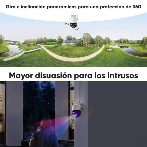 Cámara Wifi Inalambrica Exterior Imou Cruiser Sc 8mp Wifi Blanco