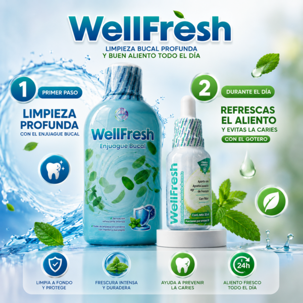 WellFresh Spray bucal para aliento fresco