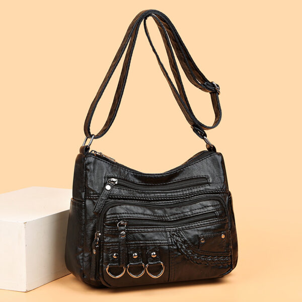 Bolso de Cuero Suave Casual para Mujer - Estilo y Comodidad en Cada Paso