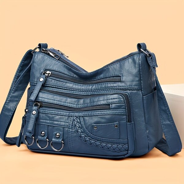 Bolso de Cuero Suave Casual para Mujer - Estilo y Comodidad en Cada Paso