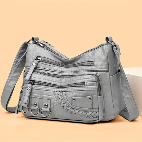 Bolso de Cuero Suave Casual para Mujer - Estilo y Comodidad en Cada Paso