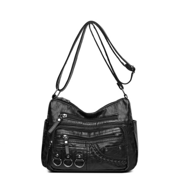 Bolso de Cuero Suave Casual para Mujer - Estilo y Comodidad en Cada Paso