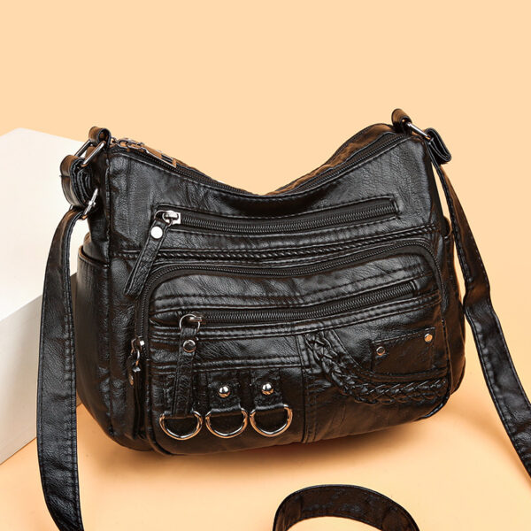 Bolso de Cuero Suave Casual para Mujer - Estilo y Comodidad en Cada Paso