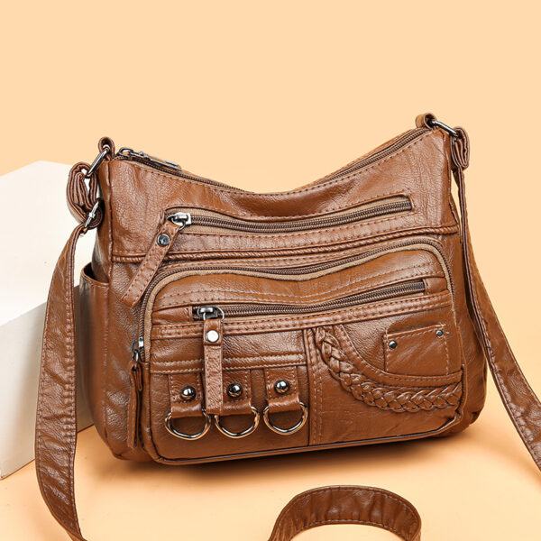 Bolso de Cuero Suave Casual para Mujer - Estilo y Comodidad en Cada Paso