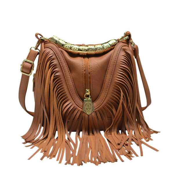 Bolso de Hombro con Borlas para Mujer - ¡Estilo y Elegancia en Cada Detalle!