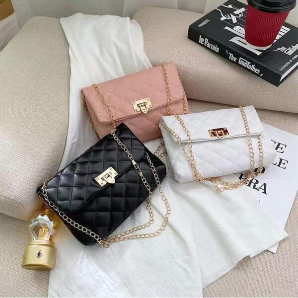 Bolso de Hombro de Cadena con Diamantes: ¡El Accesorio Todo en Uno para Mujeres!
